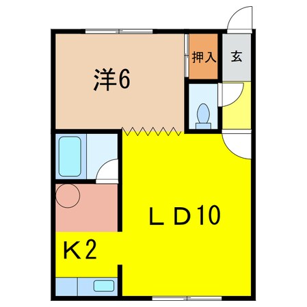 モアライフⅡの物件間取画像